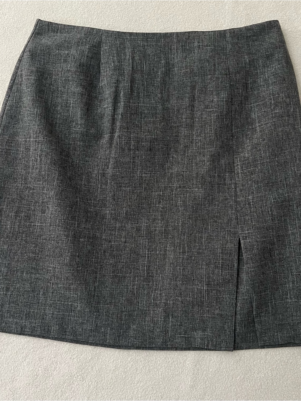 Vintage‎ 90s Inclinations Classic Gray Office Midi Pencil Skirt Academia size 12